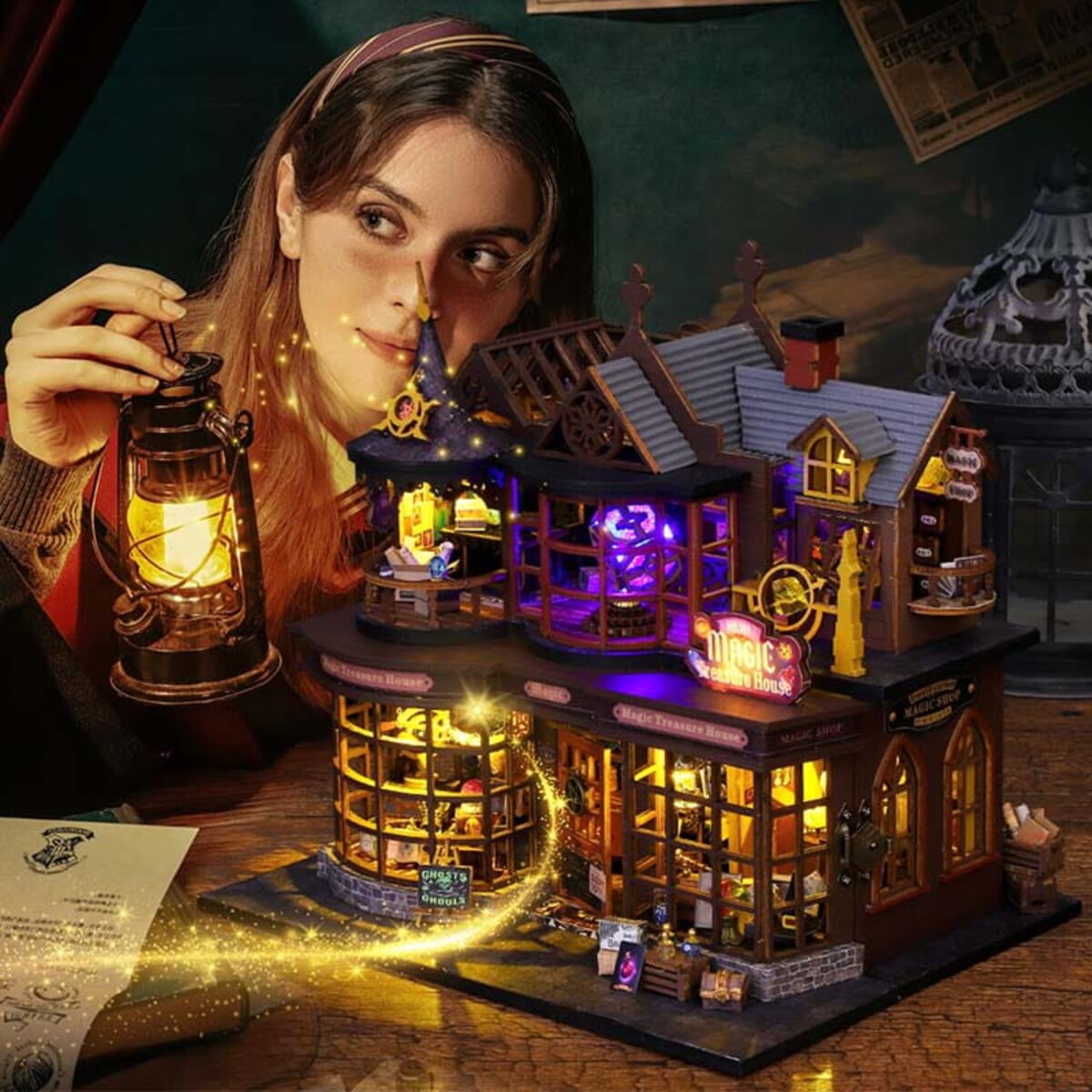 Miniaturowy domek - Skarbiec magicznych artefaktów