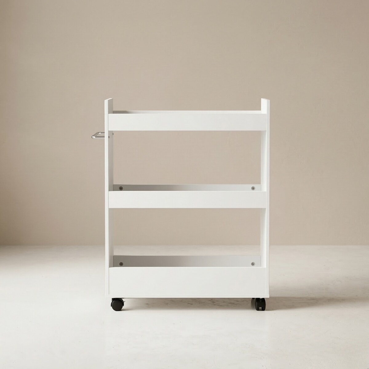 Wąski regał kuchenny na kółkach MOVO, 60 x 79 x 22 cm, trzy półki