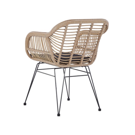 Zestaw mebli balkonowych z technorattanu naturaly TROPEA II