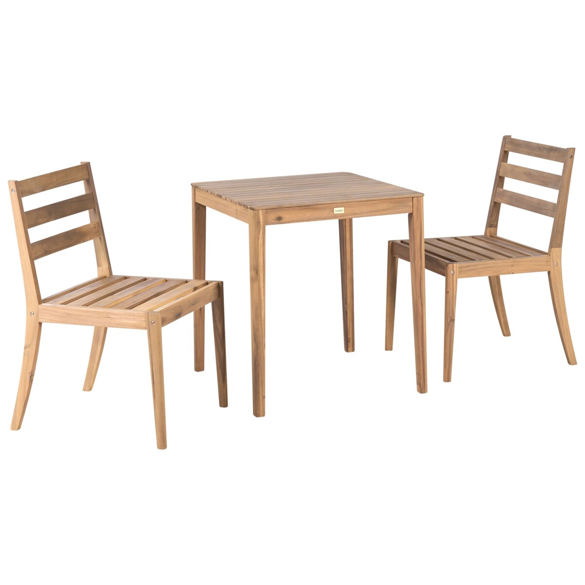 Zestaw mebli balkonowych CHIOGGIA Certyfikowane drewno akacjowe Jasnobrązowy