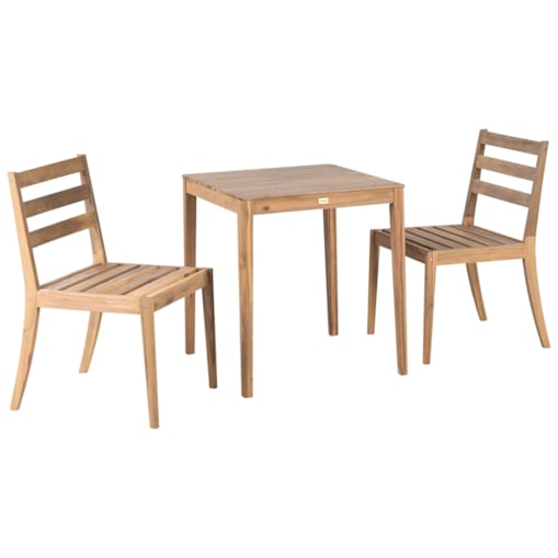 Zestaw mebli balkonowych CHIOGGIA Certyfikowane drewno akacjowe Jasnobrązowy