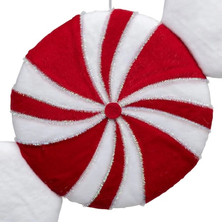 Dekoracja świąteczna aksamitna Candy 60 cm