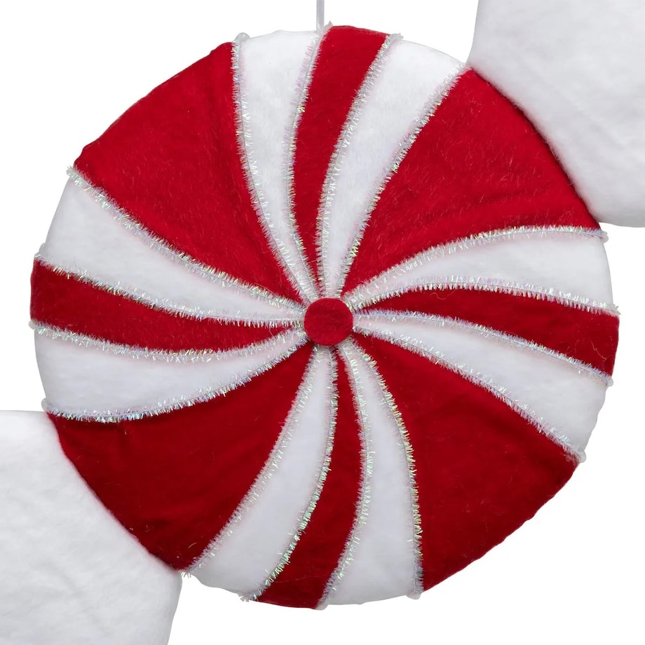 Dekoracja świąteczna aksamitna Candy 60 cm