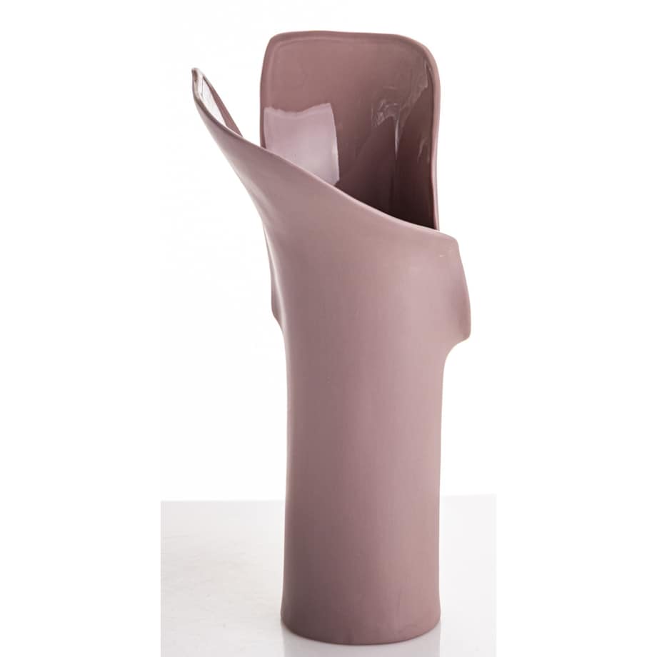 Wazon porcelanowy 35x19x14 cm LARRY różowy