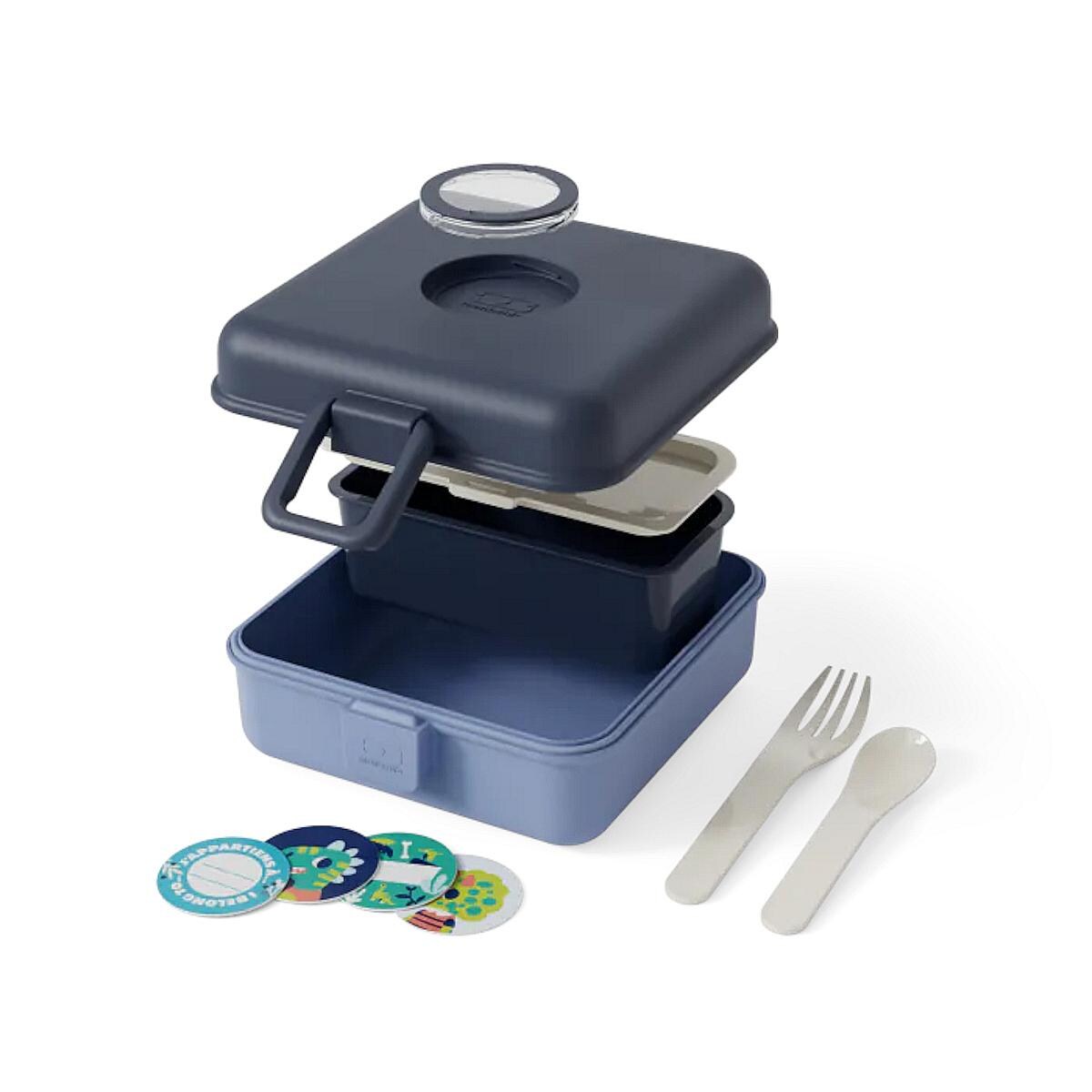 Monbento Snacky lunchbox dla dzieci 0,85 l Blue Infinity