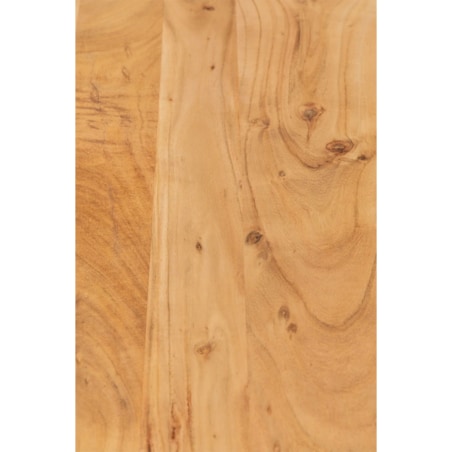 Stolik kawowy z drewna akacjowego 135x80 cm Bedum popielaty brąz