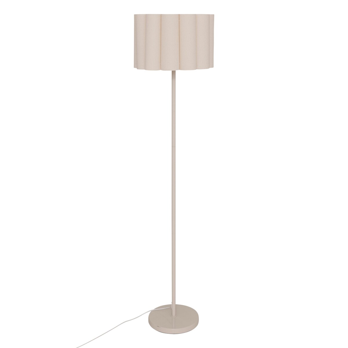 Lampa podłogowa wysoka RONA materiałowy klosz, Ø 37 x 150 cm