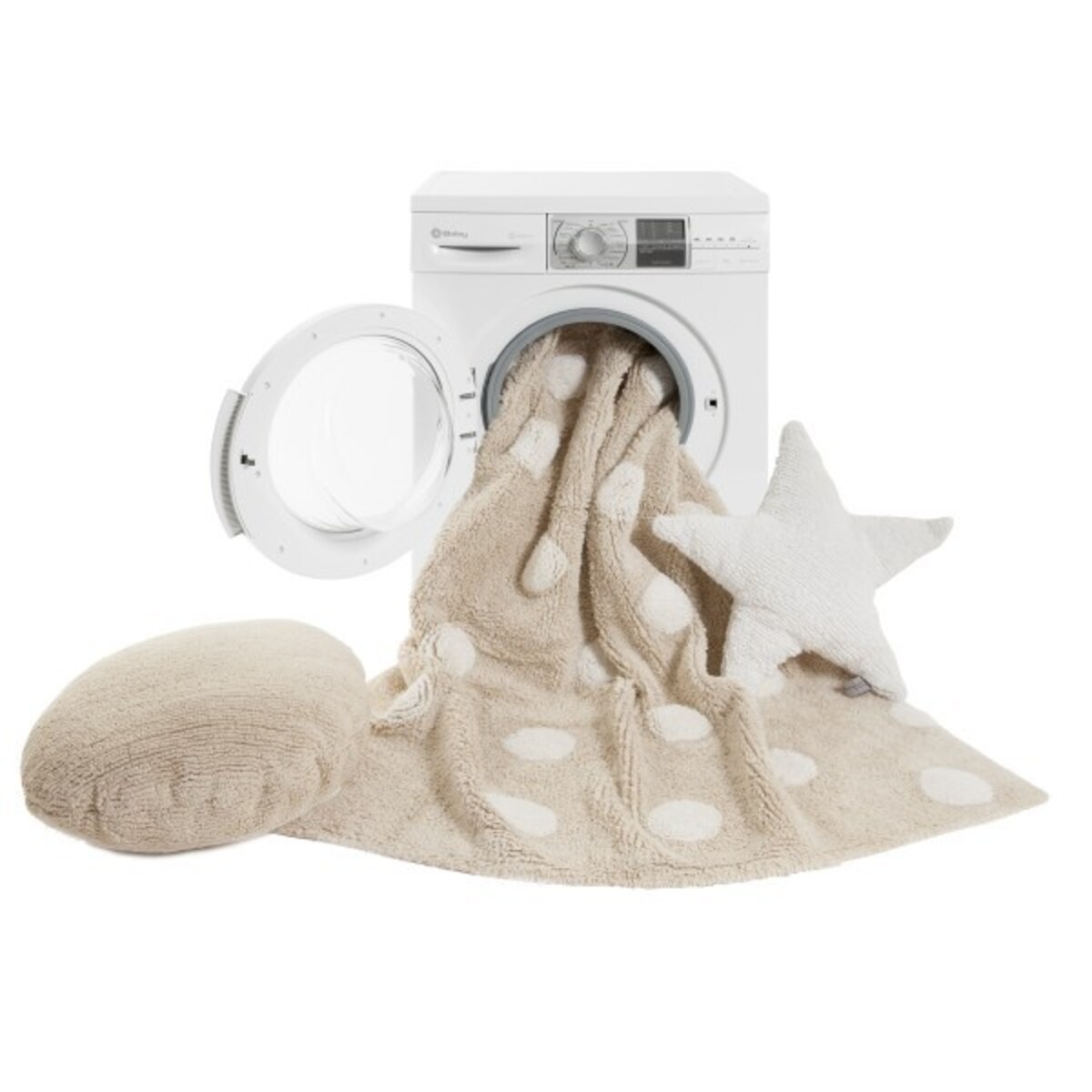 Dywan Bawełniany Topos Beige 120x160 cm Lorena Canals