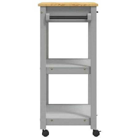 vidaXL Wózek kuchenny MONZA, 60x40x88,5 cm, lite drewno sosnowe