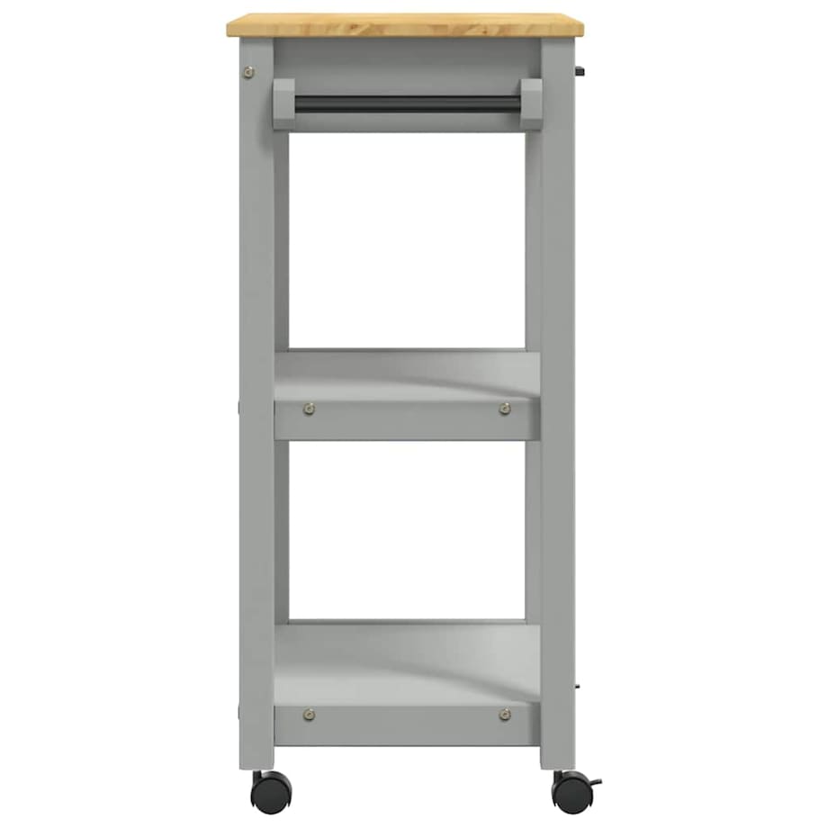 vidaXL Wózek kuchenny MONZA, 60x40x88,5 cm, lite drewno sosnowe