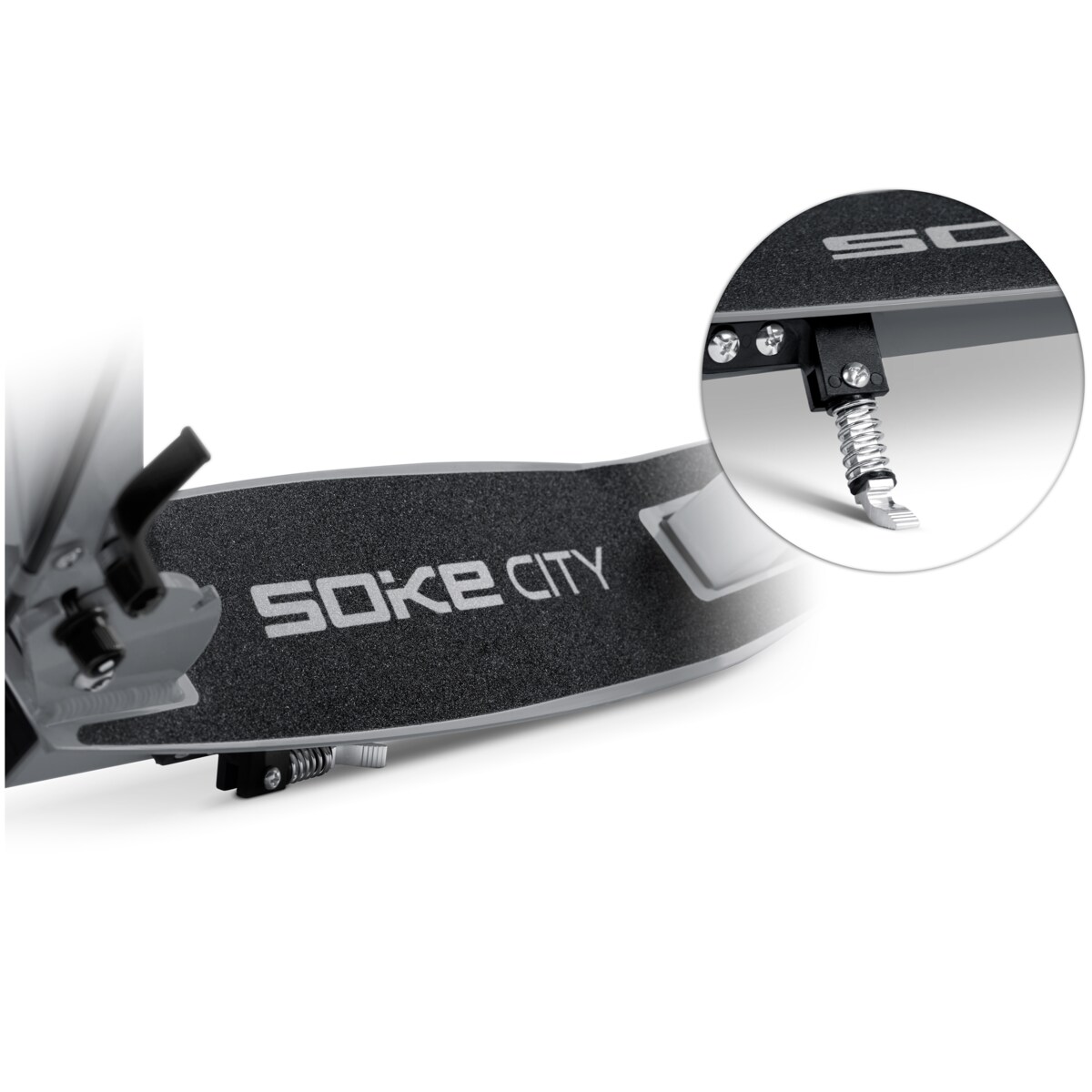 Hulajnoga miejska składana Soke City szara