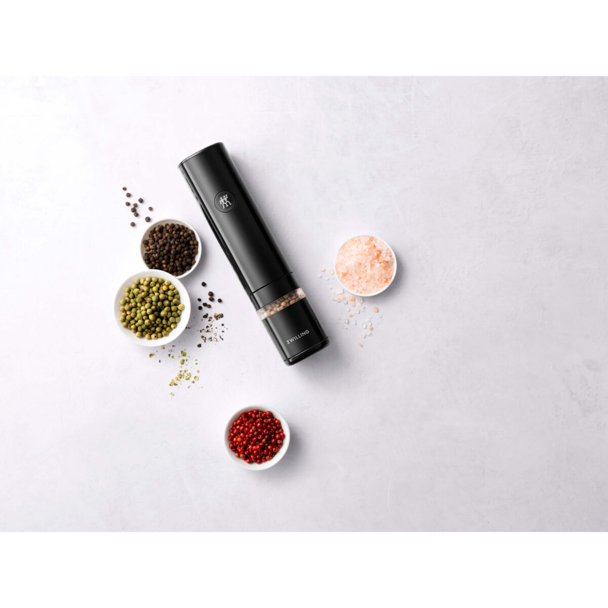 Zestaw 2 młynków elektrycznych do przypraw Zwilling Enfinigy