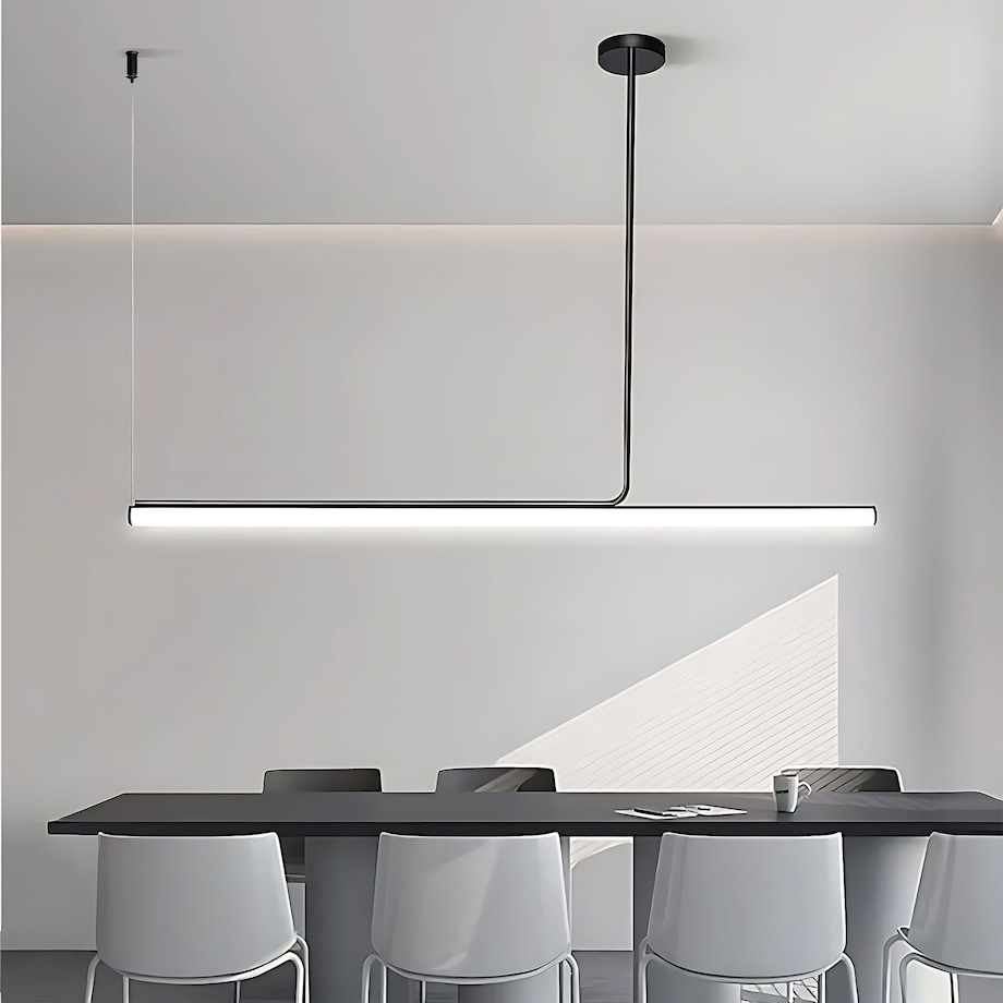 Lampa Sufitowa Wisząca Led App1660-Cp 140Cm Czarny, Metal