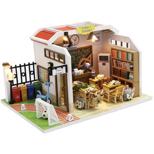 Miniaturowy domek - Wesoła szkoła