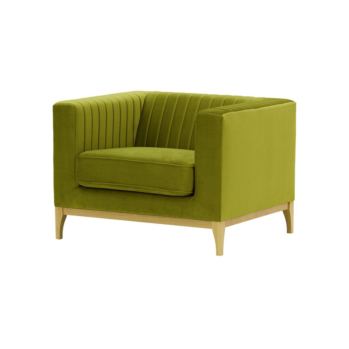 Fotel Slender Wood-Velluto 9-like oak