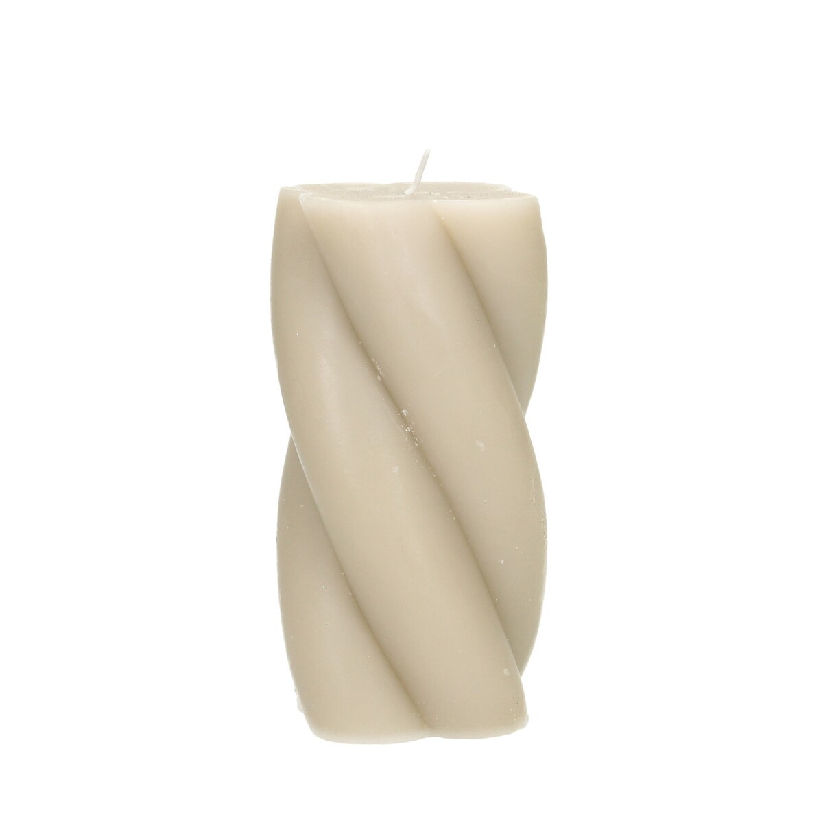 Świeca Camila 14cm beige, 7 x 14 cm