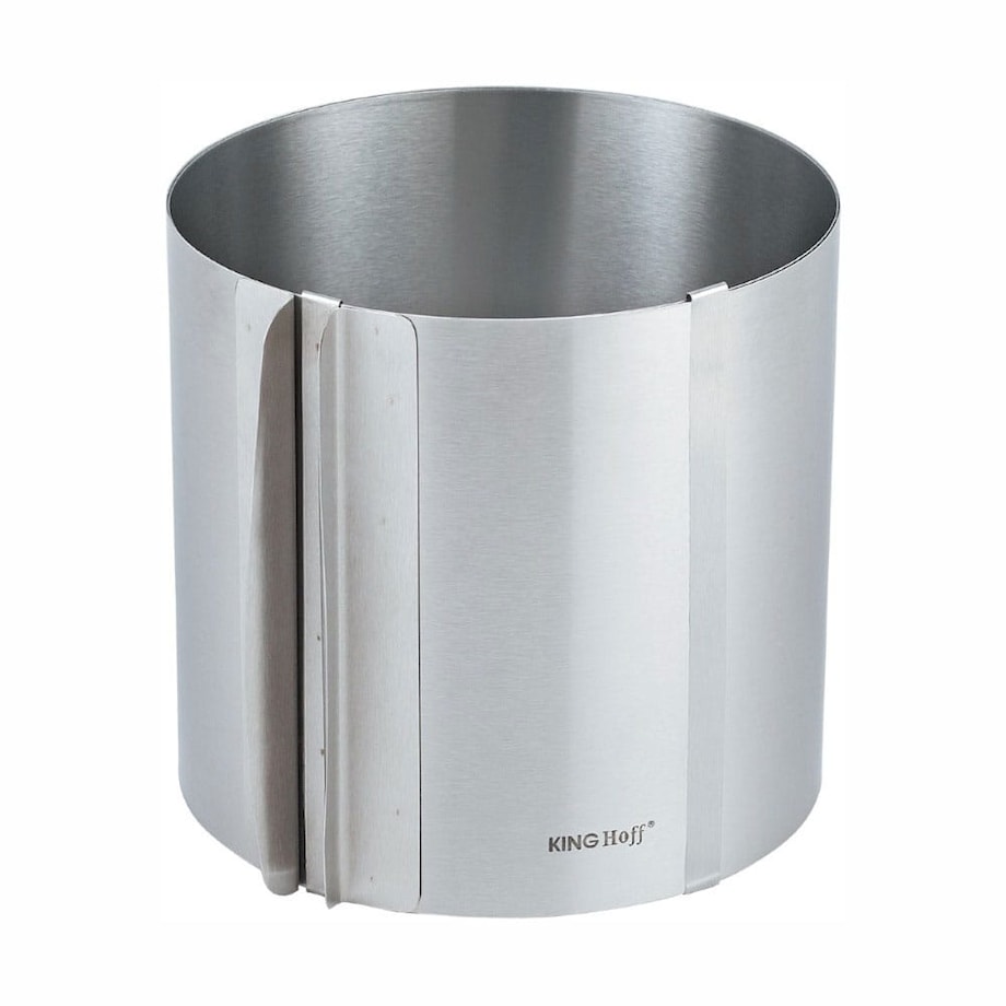 Obręcz forma do tortów regulowana 16-30x15cm KINGHOFF