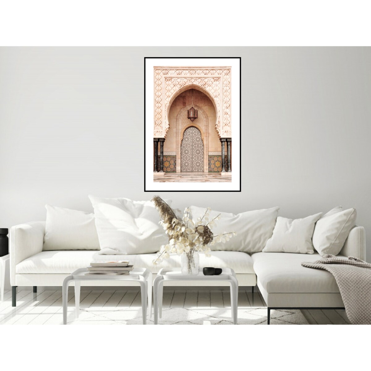 Poster Story, Plakat, Obraz - Meczet Hassana w Casablance w Maroko, wymiary 60 x 84 cm