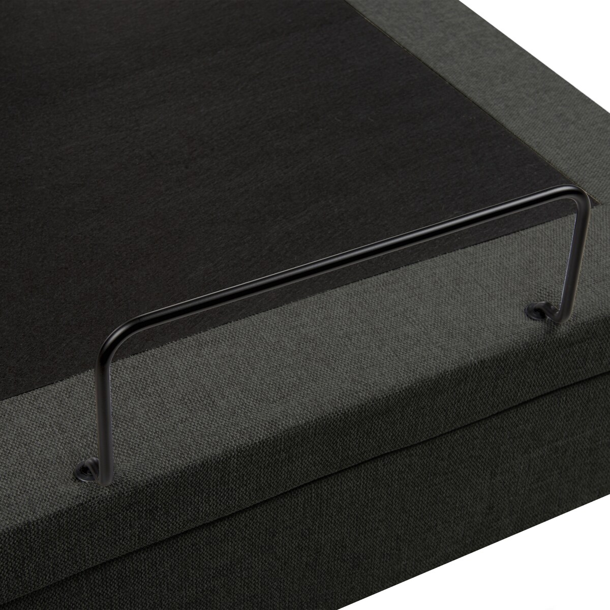 Łóżko regulowane bez zagłówka CASTELLAN 90 x 200 cm Ciemnoszary