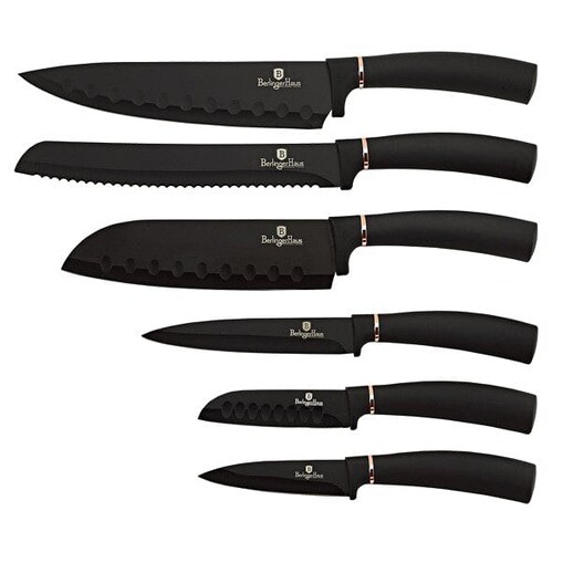 Zestaw 6 noży kuchennych Black Rose Berlinger Haus BH-2337