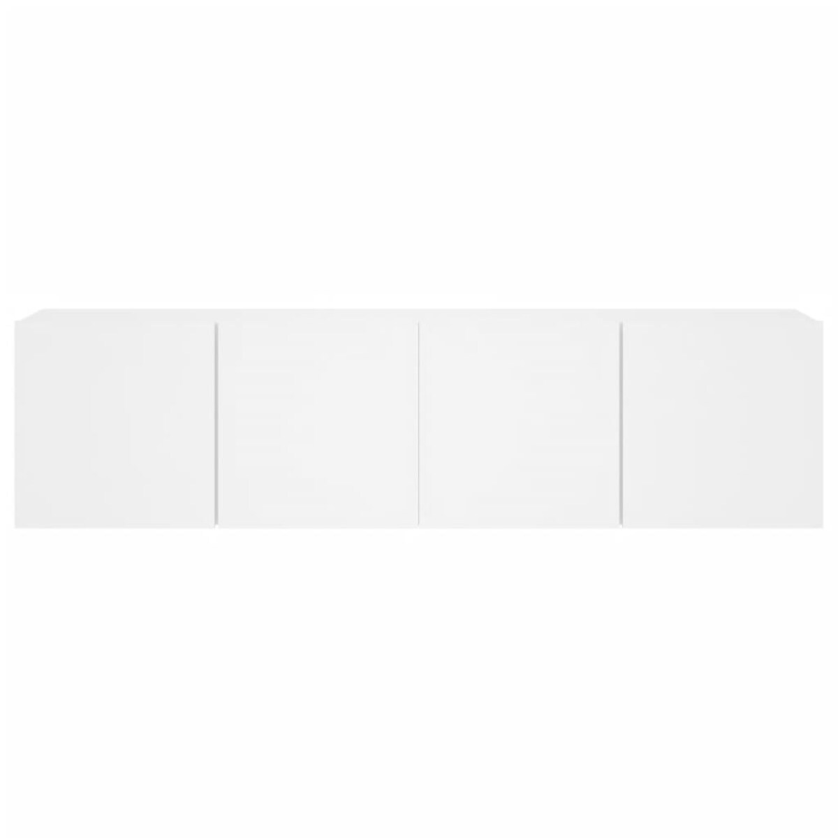 vidaXL Ścienne szafki TV, 2 szt., białe, 80x30x41 cm