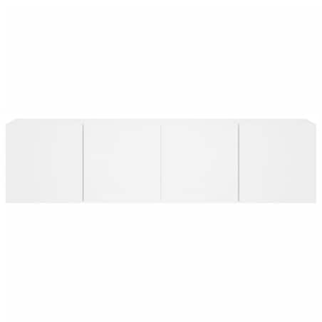 vidaXL Ścienne szafki TV, 2 szt., białe, 80x30x41 cm