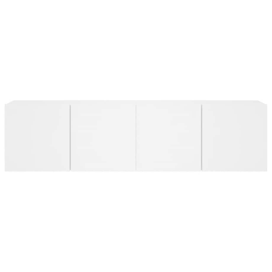 vidaXL Ścienne szafki TV, 2 szt., białe, 80x30x41 cm