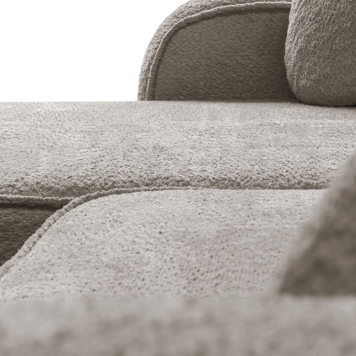 Rozkładany narożnik VENUS II z pojemnikiem na pościel, Coral 50