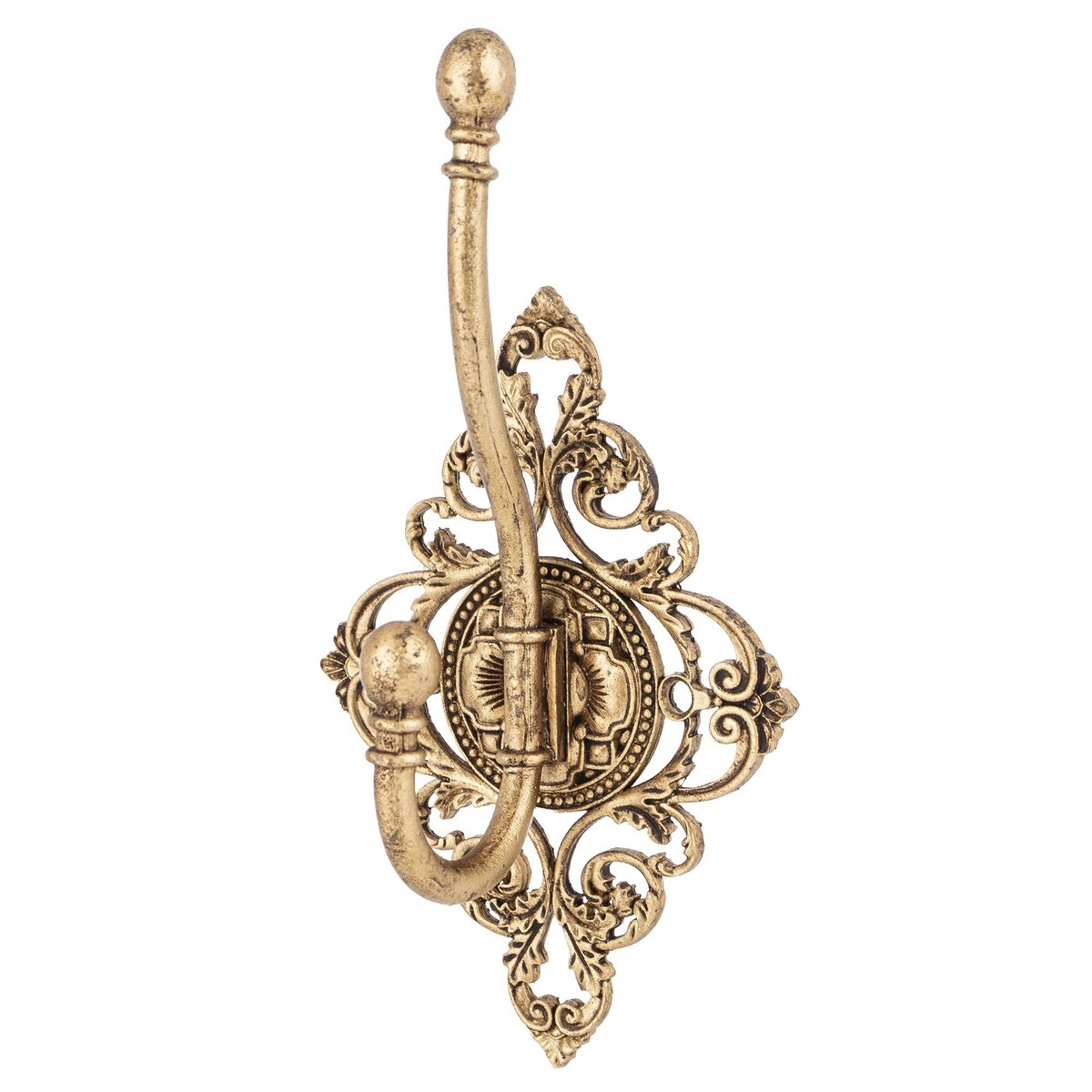 Wieszak ścienny metalowy 16x8x5 cm GANSO pojedynczy