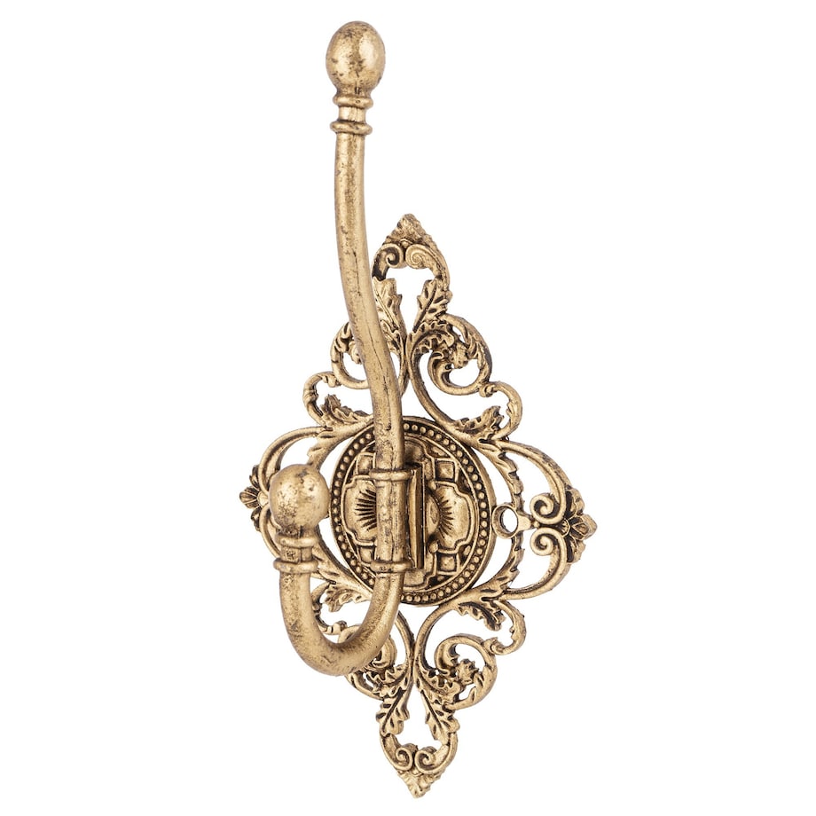 Wieszak ścienny metalowy 16x8x5 cm GANSO pojedynczy