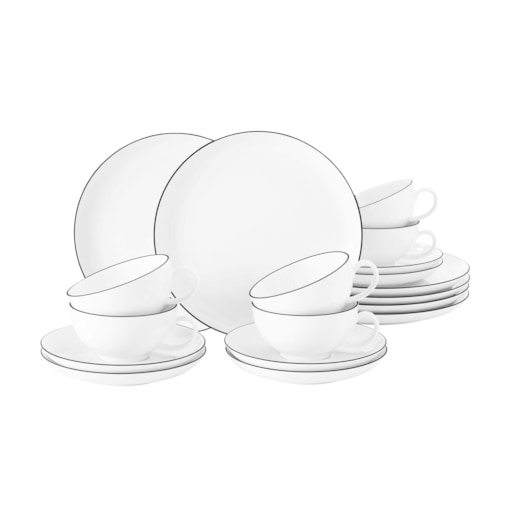 SELTMANN LIDO BLACK LINE Serwis do herbaty dla 6 osób