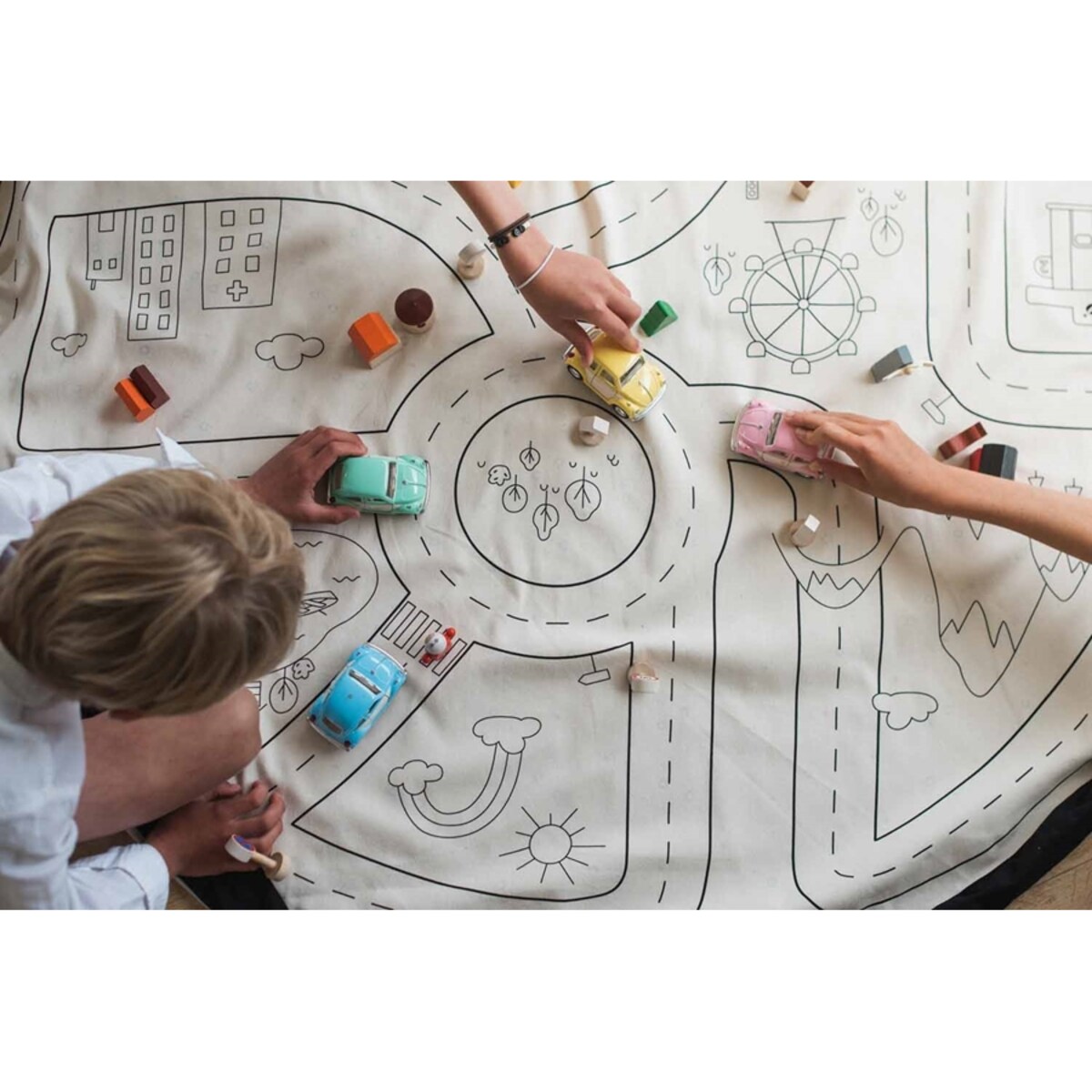 Play&Go Worek na Zabawki i Mata do Zabawy 2w1 Playville