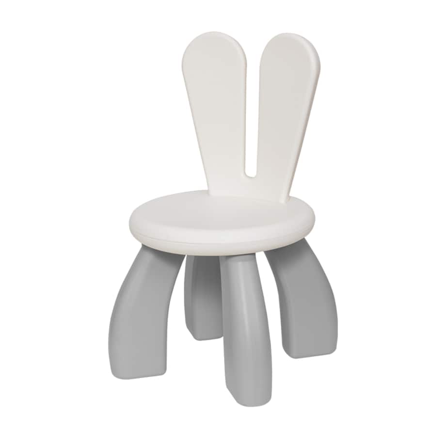 Krzesło dla dzieci Króliczek dziecięce plastikowe stabilne
