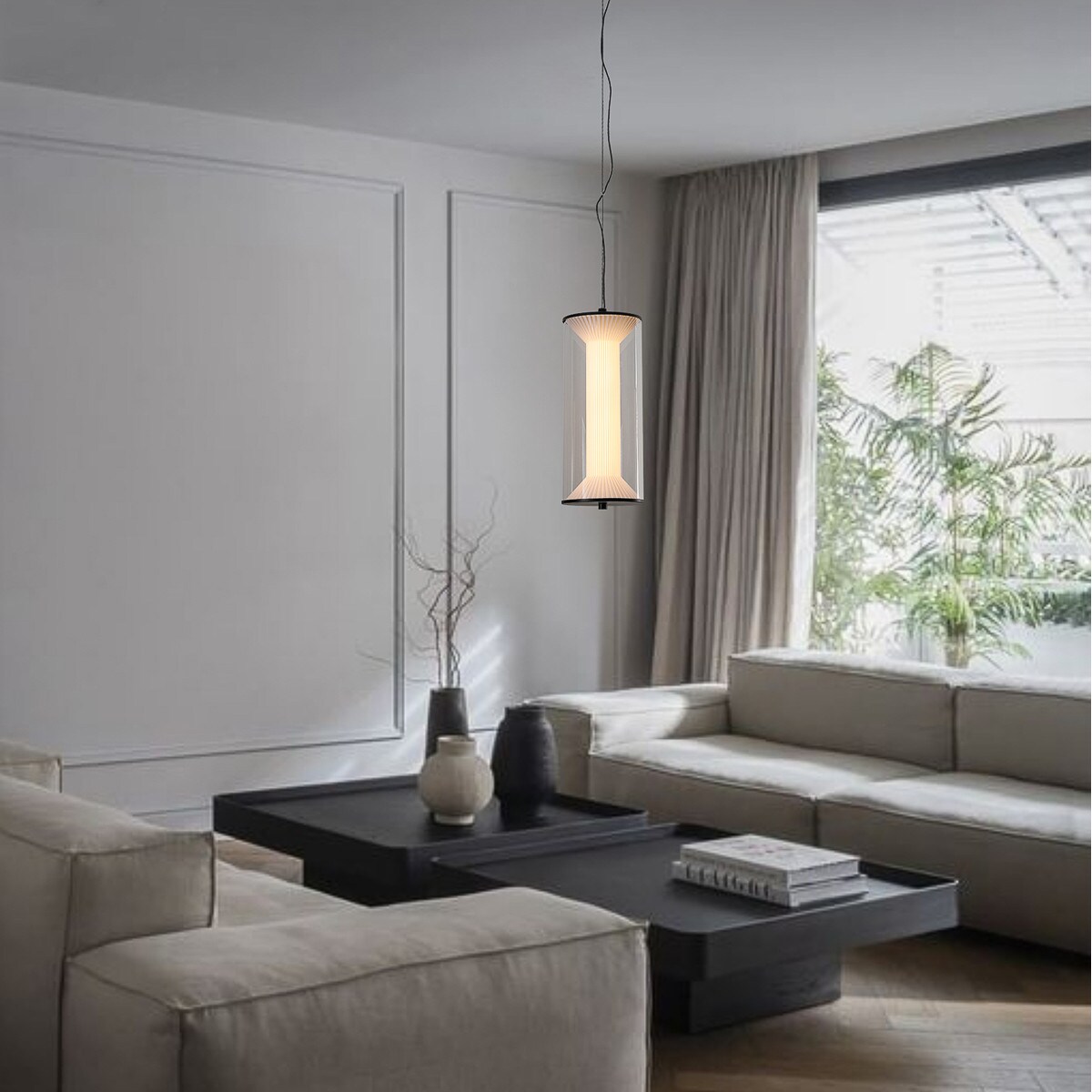 Lampa wisząca Light Prestige Aeris transparentny LED CCT 3000K/4000K/6000K (regulowana) 1 szt.