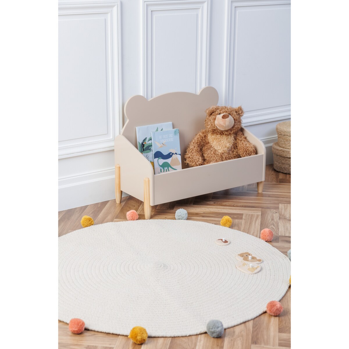 Skrzynia na zabawki FJELLA, 61 x 44,2 x 28,5 cm