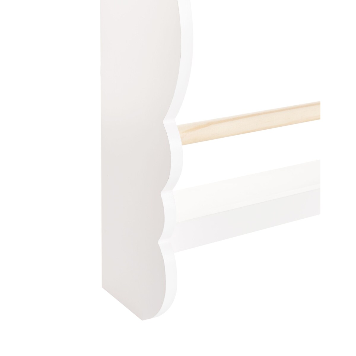 Regał ścienny RIGOLET 80 cm Biały