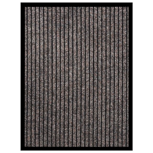 vidaXL Wycieraczka, prążkowana, beżowa, 40x60 cm