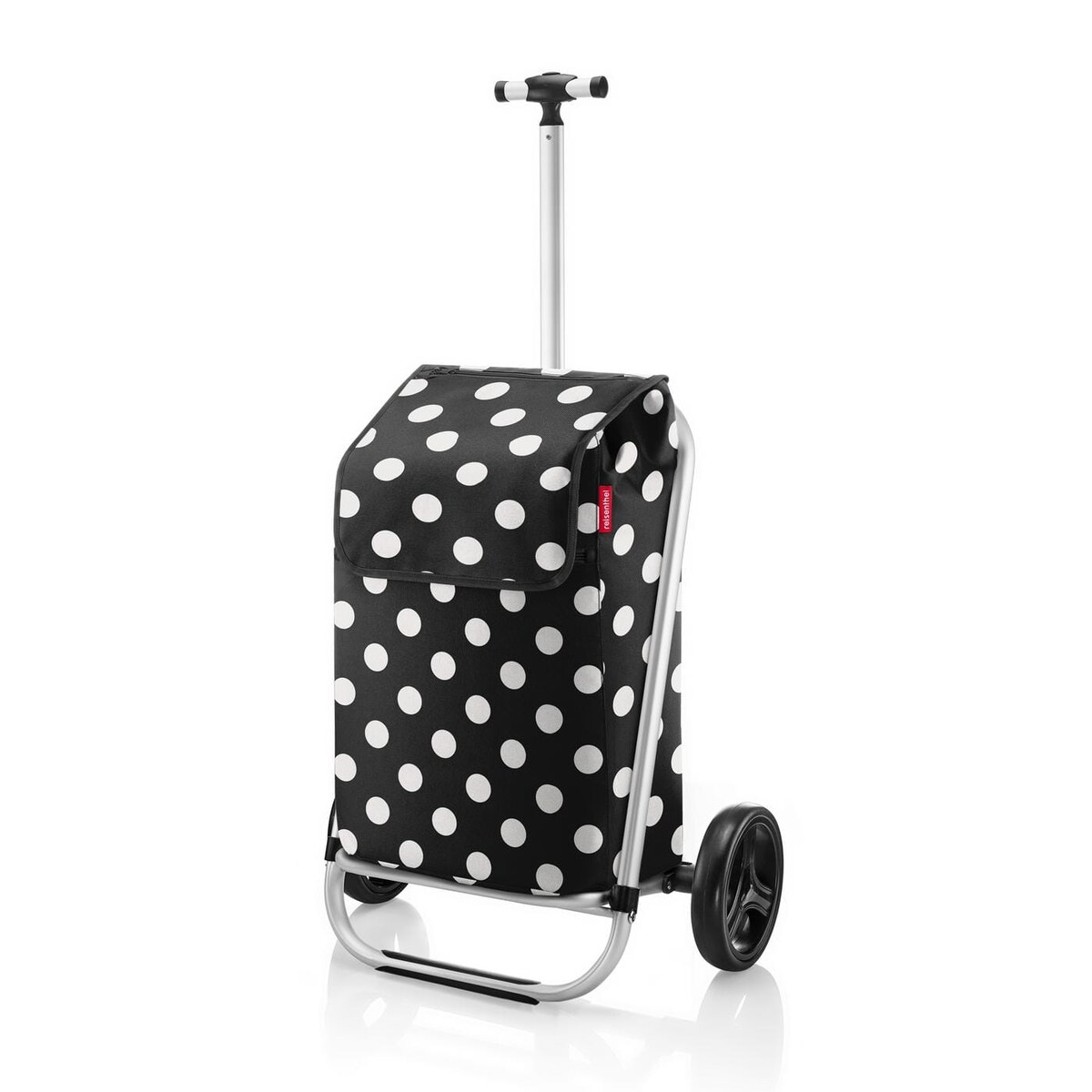 Wózek SHOPPING TROLLEY, dots white