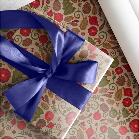 Papier Prezentowy Do Pakowania Prezentów 25 m MEGAROLKA Świąteczny Do Paczek Boże Narodzenie Ozdobny