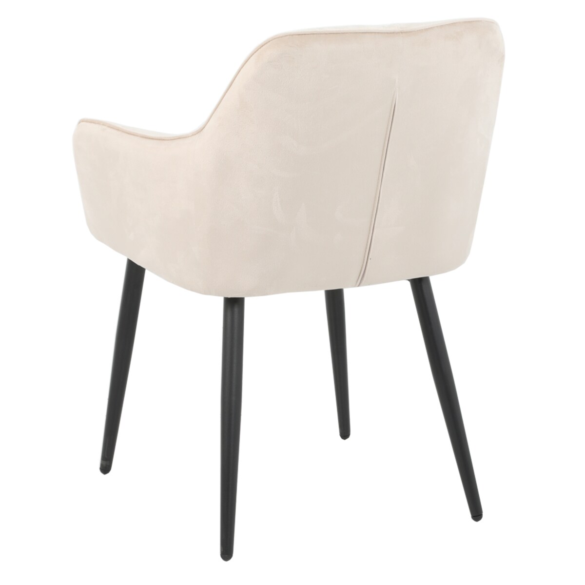 Krzesło kaszmirowe ELIOR welurowe tapicerowane do salonu jadalni