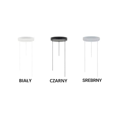 Lampa wisząca zwis żyrandol sufitowa z abażurami walec JAZZ Z3