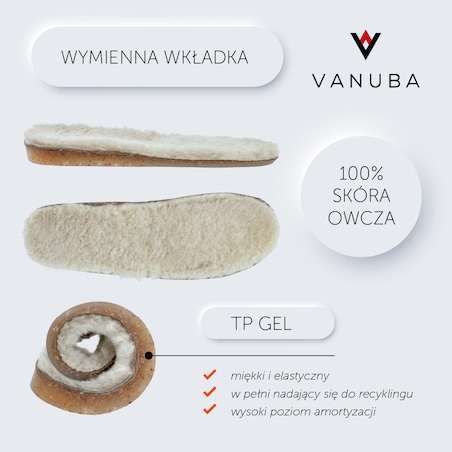 KAPCIE DAMSKIE PEPPIN BEŻOWO-BIAŁE 40