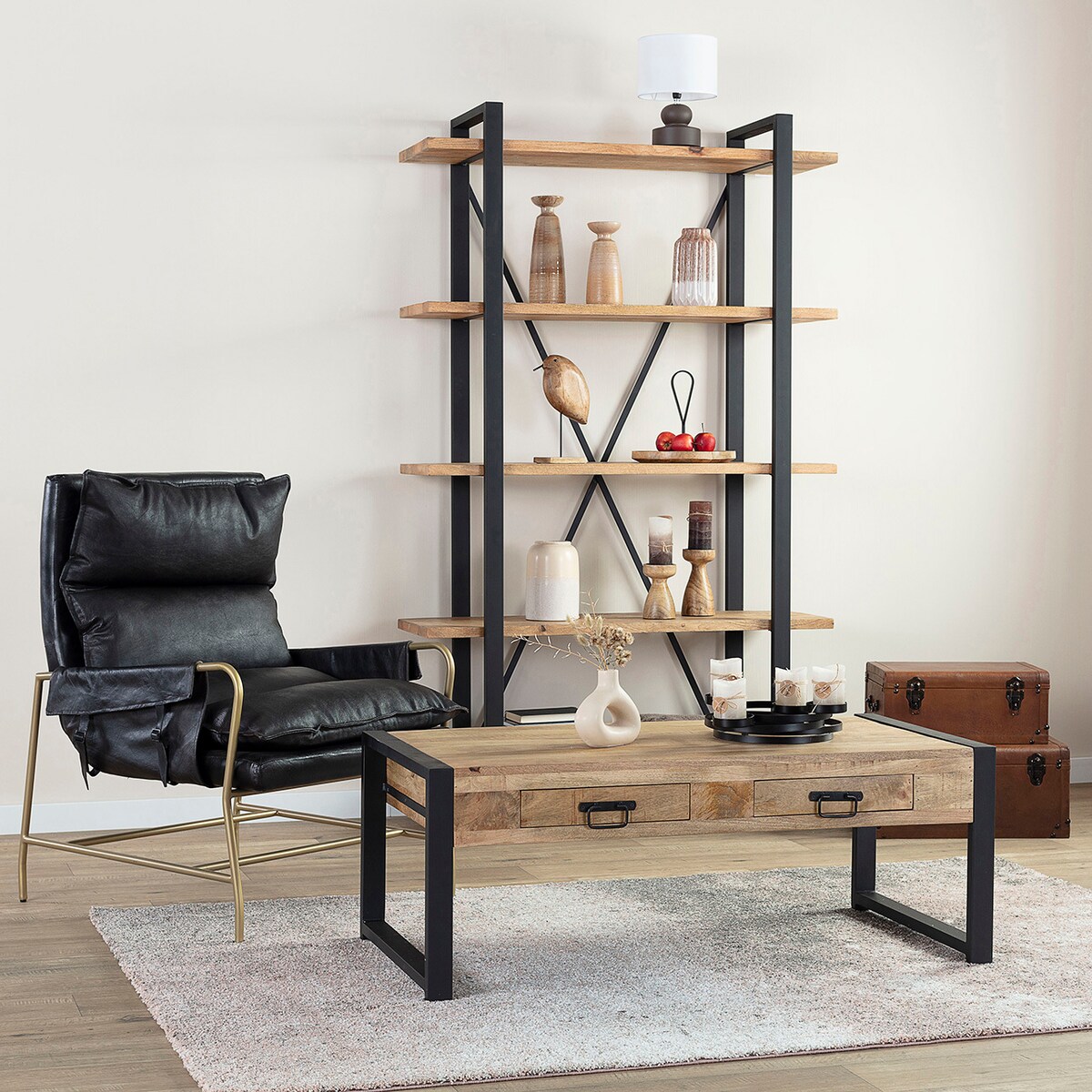 Regał Frigg 120x40x201cm, 120 x 40 x 201 cm