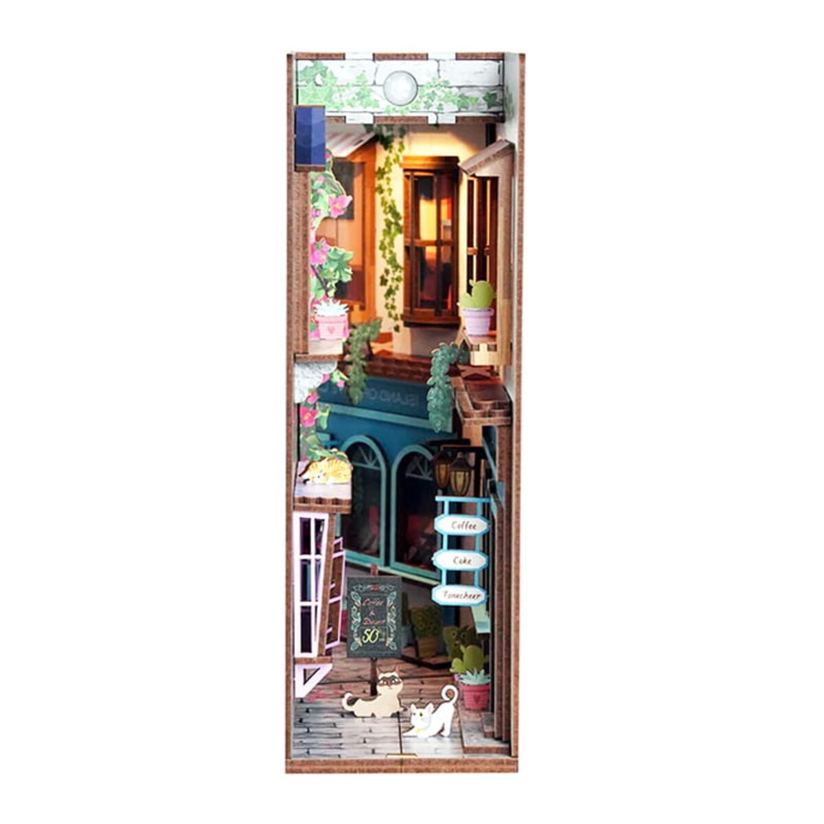 Miniaturowy domek Book Nook - Szczęśliwa wyspa - Tonecheer