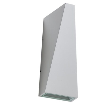 Nowoczesna lampa elewacyjna Zita LED 6W do ogrodu biała