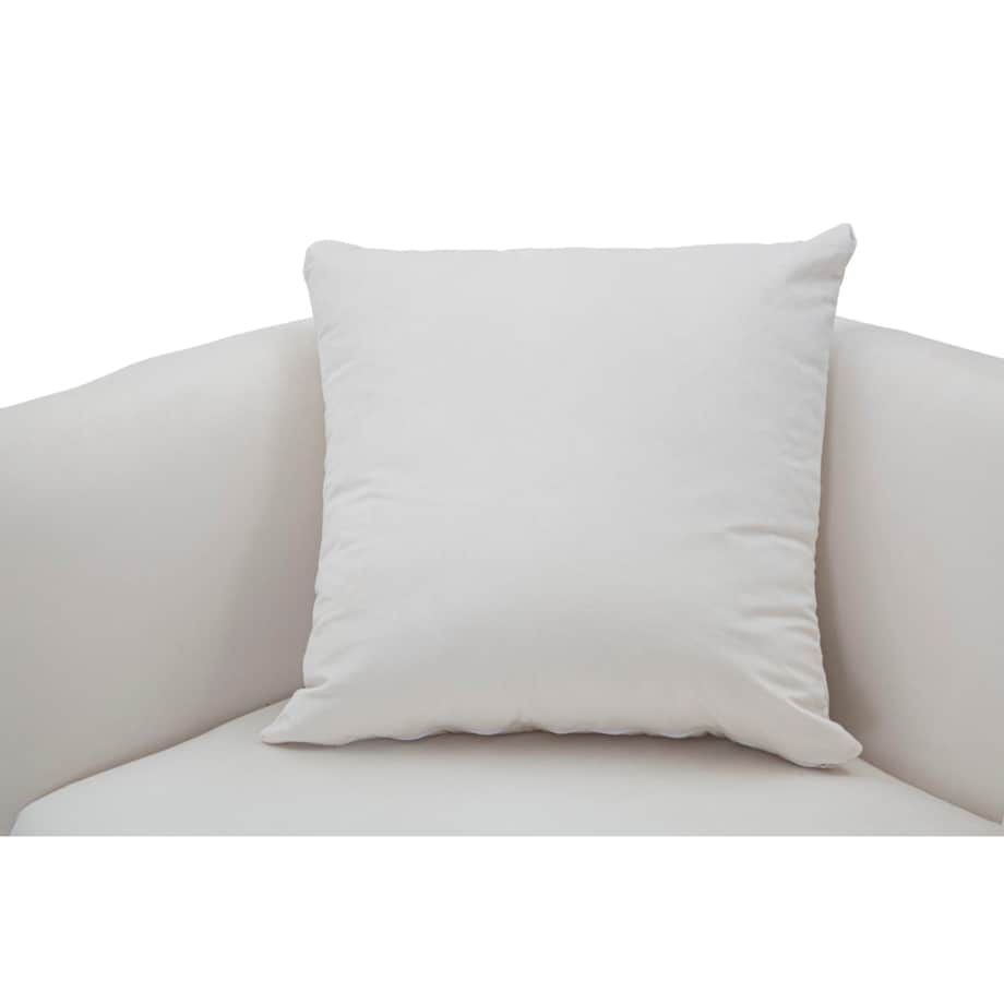 Sofa Bucarest, kolor kremowy i złoty, tkanina, sklejka i metal, 127 x 74 x 73 cm, do salonu, Mauro Ferretti