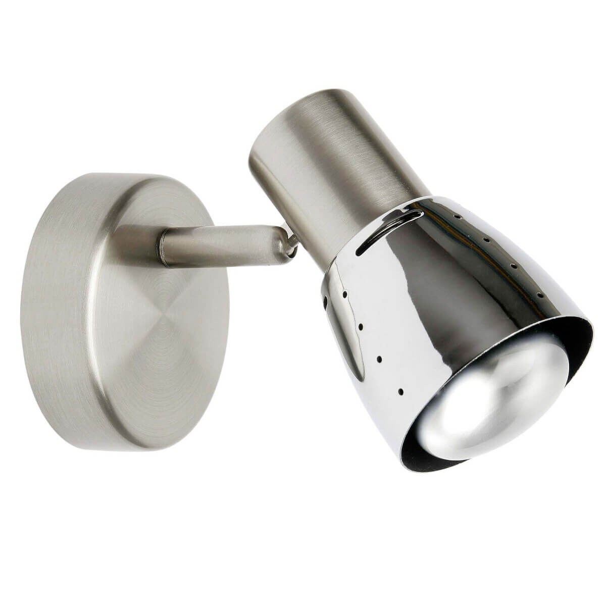 Ścienny kinkiet nad łóżko Lava 39510/77 Brilliant metalowy chrom