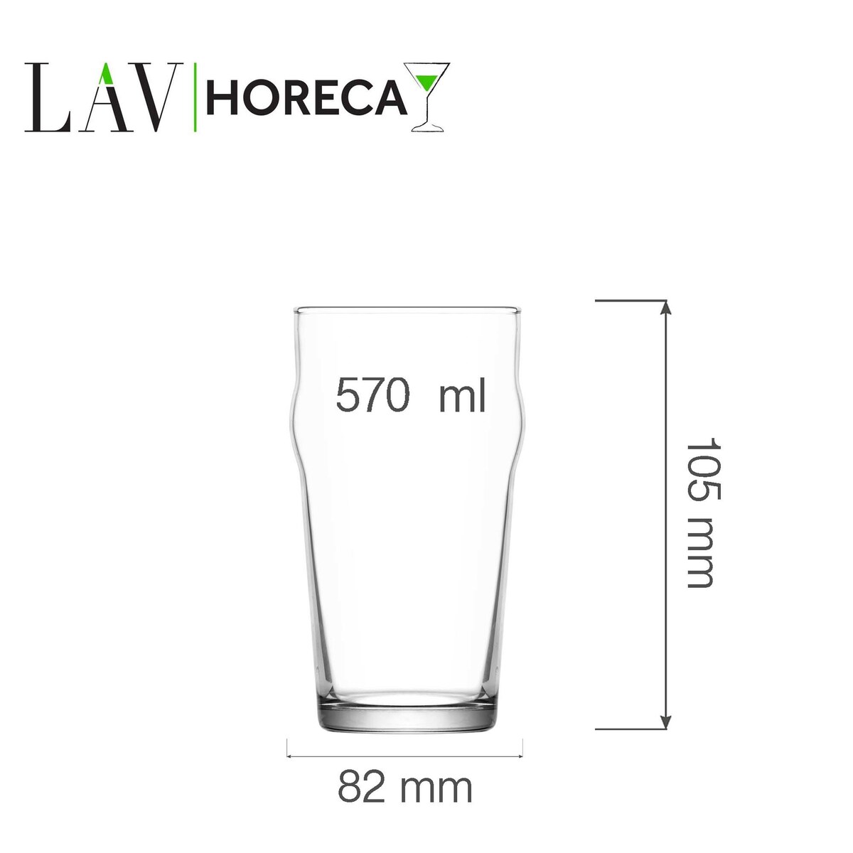 Szklanka do piwa Berlin 570 ml, LAV