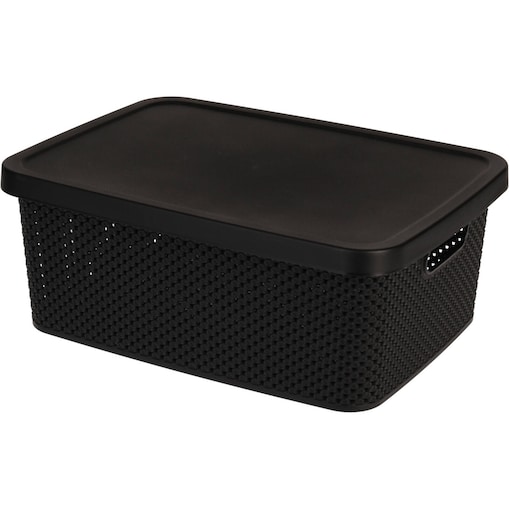 Pojemnik plastikowy z pokrywą zamykany, 13 l