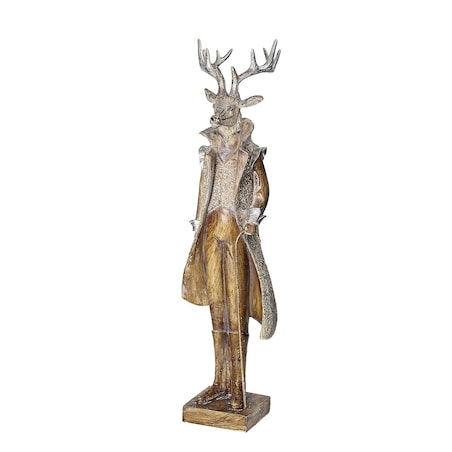 Figurka dekoracyjna Gentleman Deer 30x9x69 cm, 17x17x61 cm